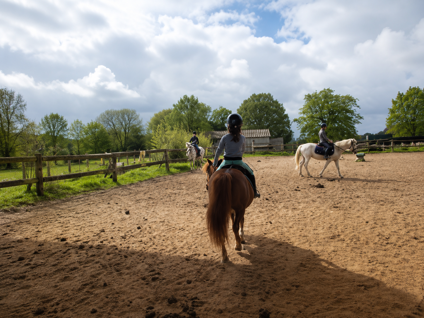 Séance d’équitation adaptée au Poney Club Équi-libre à Renac